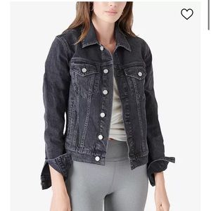 Lucky Brand Tomboy Trucker Denim Jacket - black